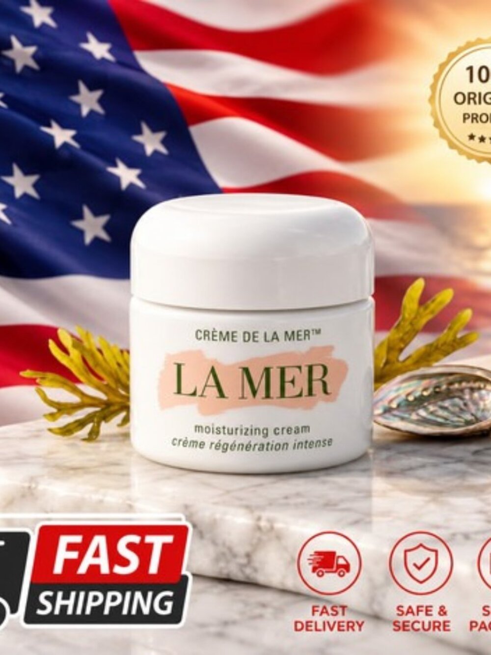 La Mer Crème de la Mer Moisturizing Cream 1oz/30ml New Sealed